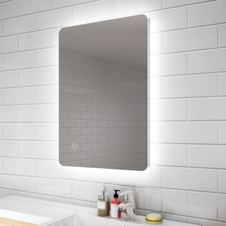 Ivy Bronx Ariton Lighted Wall Mounted Bathroom/Vanity Mirror & Reviews Wayfair.co.uk